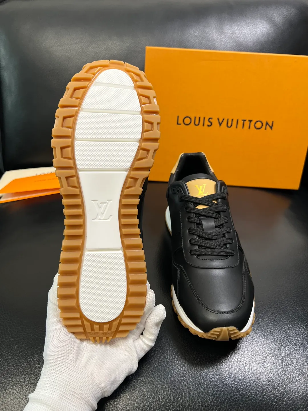 Men's shoes 💰740 Lv high quality top handicrafts Louis Vuitton, counters are equipped with the original factory, the uppers are imported from Italy, high-quality splicing colorful complex crafts, imported cowhide lining is soft and comfortable, soles: original soles specially provided by the original factory, T men's shoes 💰U exclusive movable molded soles are super comfortable, original factory single goods, code number 39-44 (customized 45)